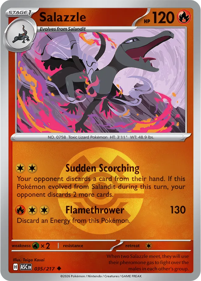 035/217 Salazzle Quick Ball