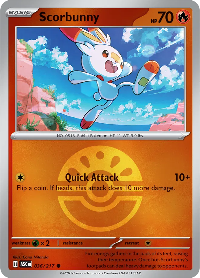 036/217 Scorbunny Friend Ball