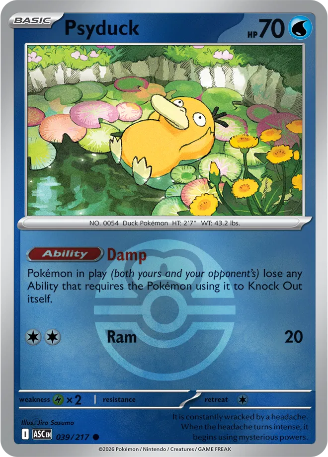 039/217 Psyduck Love Ball - Ascended Heroes