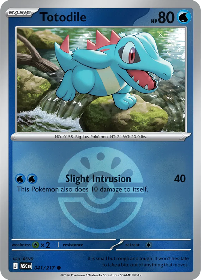 041/217 Totodile Friend Ball