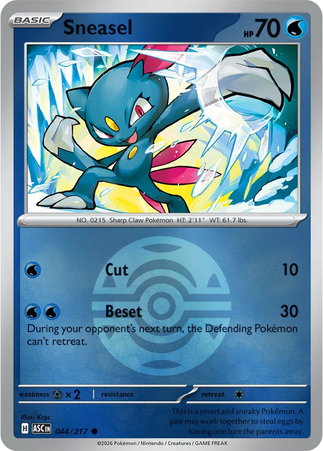044/217 Sneasel Dusk Ball
