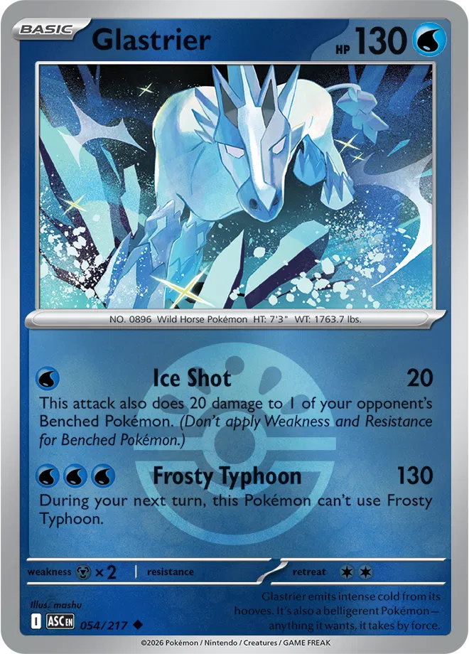 054/217 Glastrier Friend Ball - Ascended Heroes