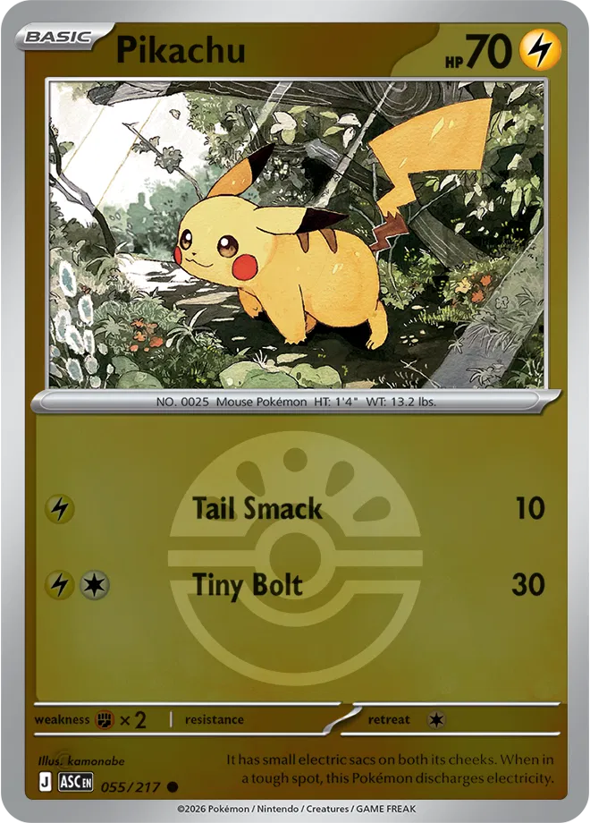 055/217 Pikachu Friend Ball