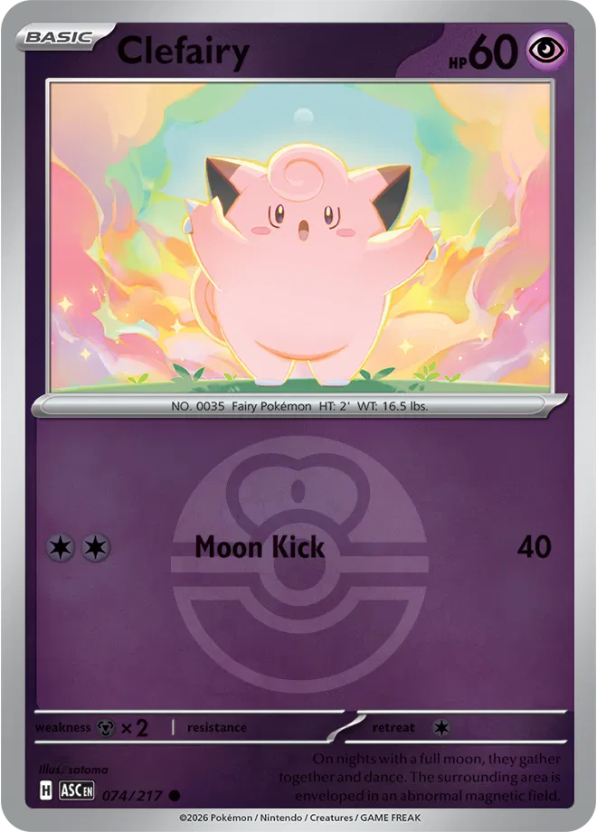 074/217 Clefairy Love Ball - Ascended Heroes