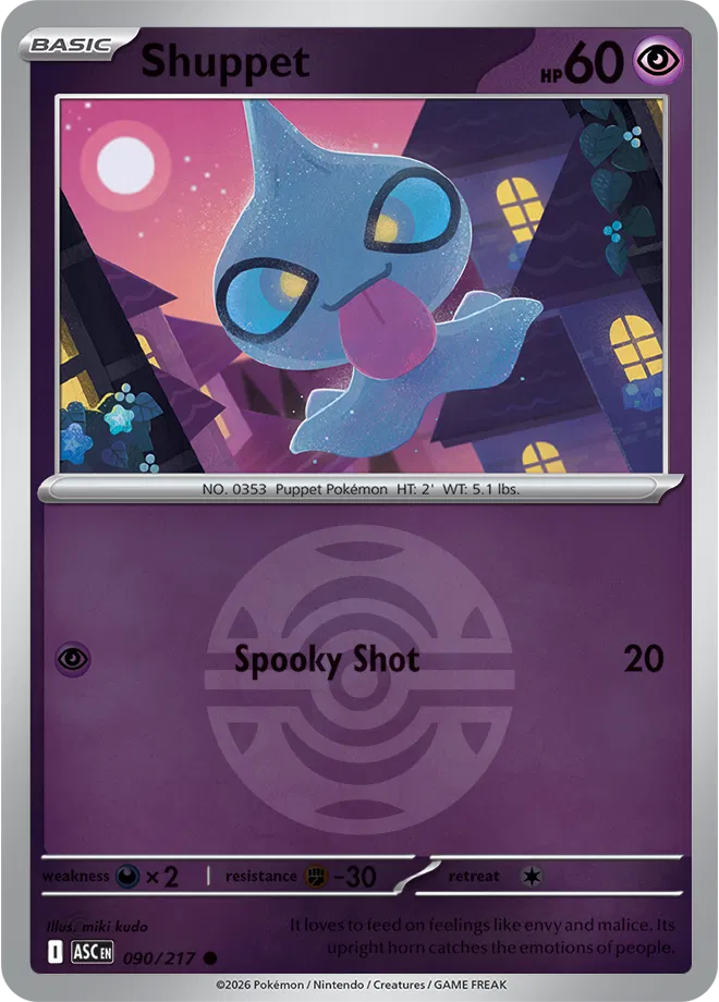 090/217 Shuppet Dusk Ball - Ascended Heroes