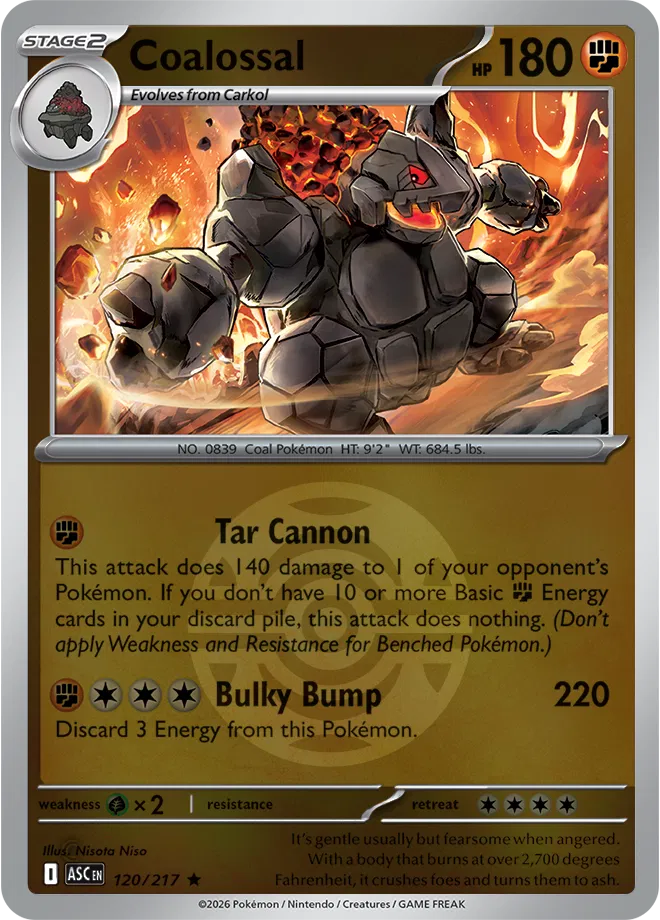 120/217 Coalossal Dusk Ball - Ascended Heroes