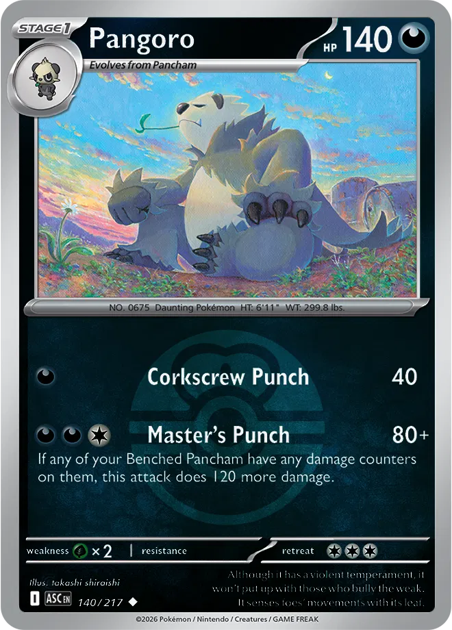 140/217 Pangoro Love Ball