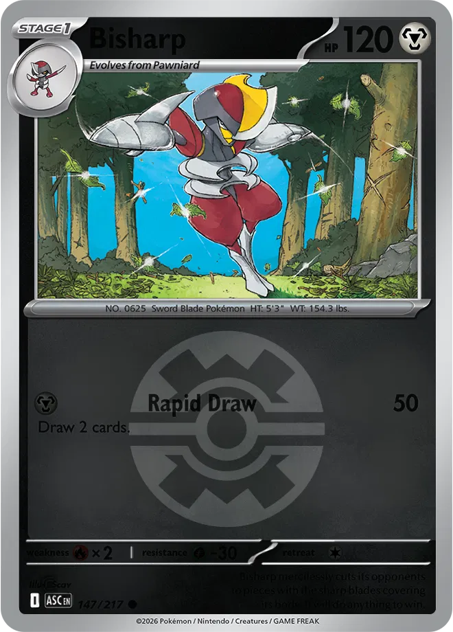 147/217 Bisharp Quick Ball - Ascended Heroes