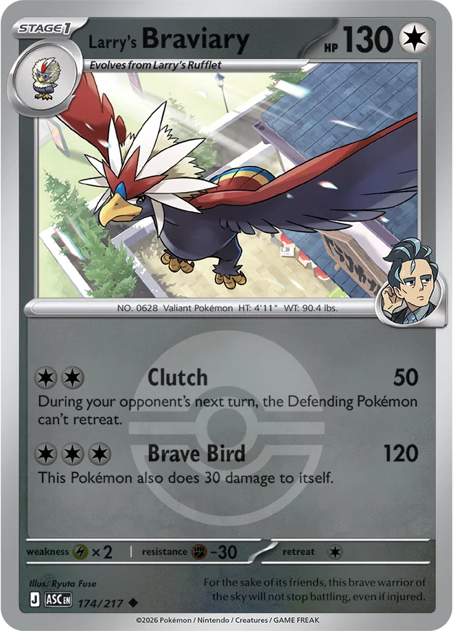 174/217 Larry's Braviary Poke Ball - Ascended Heroes