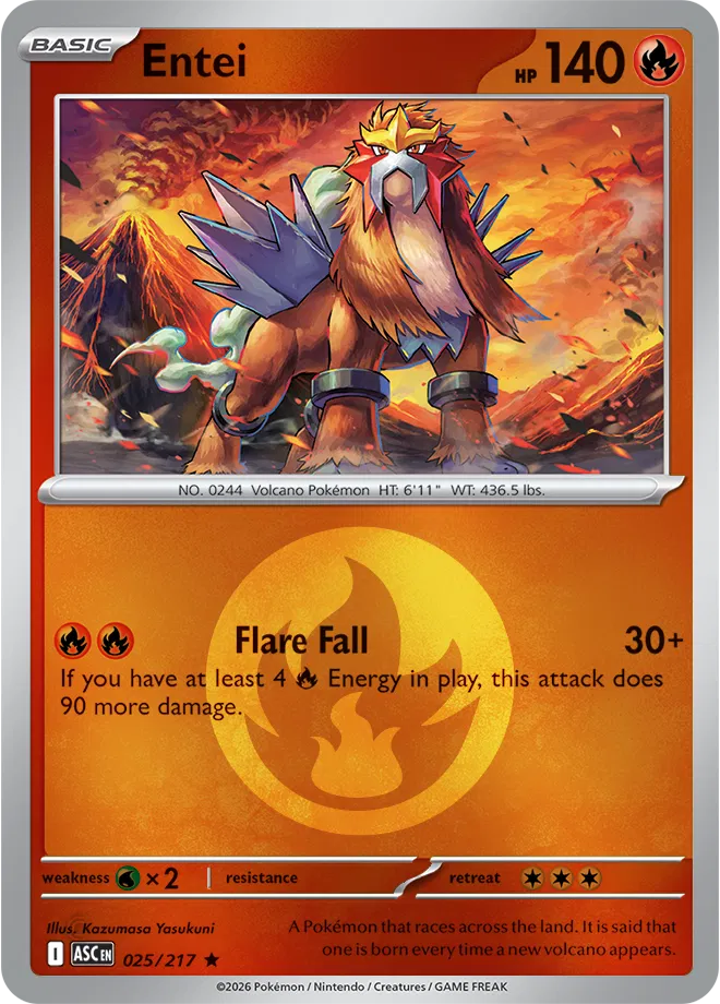 025/217 Entei Energy Symbol - Ascended Heroes