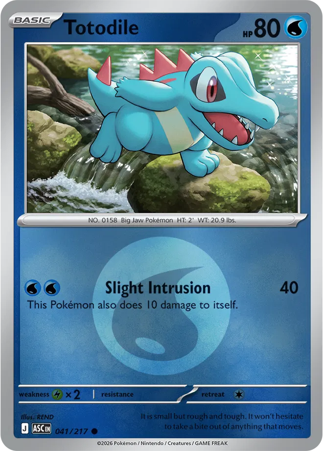 041/217 Totodile Energy Symbol - Ascended Heroes