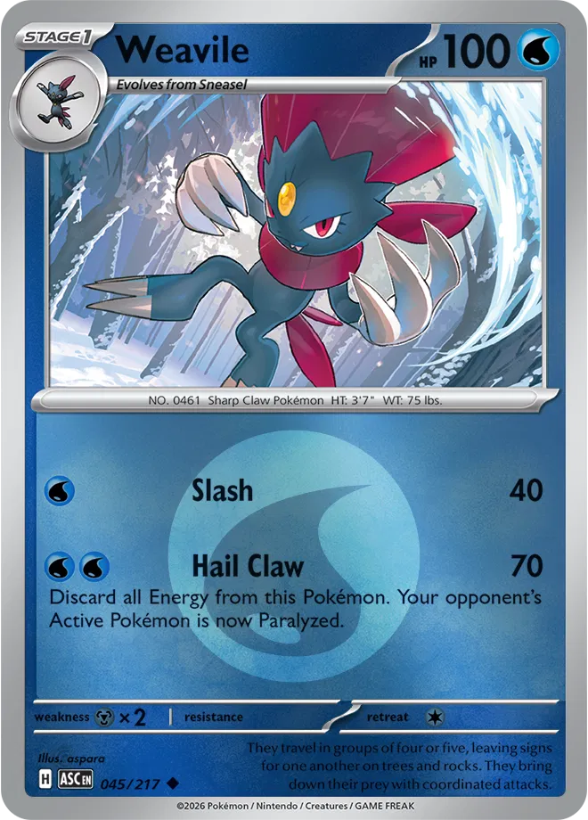 045/217 Weavile Energy Symbol