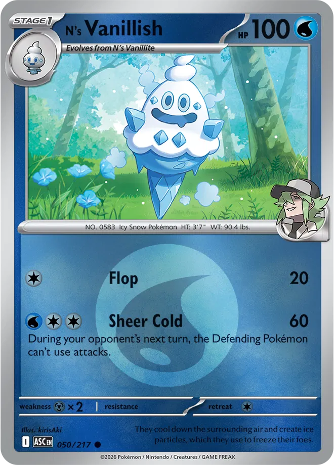 050/217 N's Vanillish Energy Symbol - Ascended Heroes