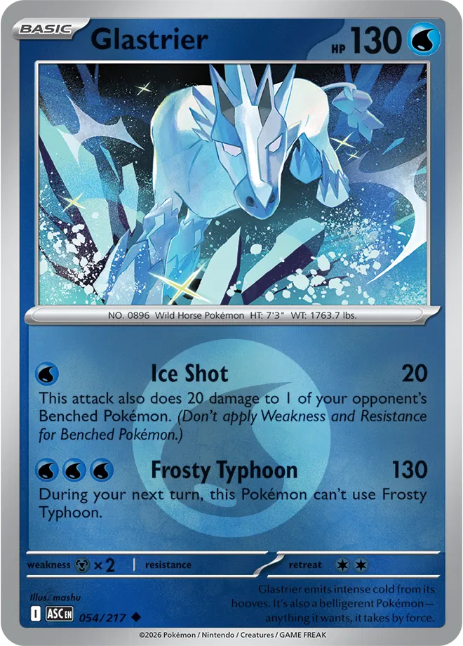 054/217 Glastrier Energy Patern - Ascended Heroes
