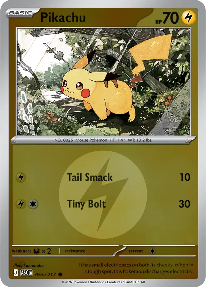 055/217 Pikachu Energy Symbol