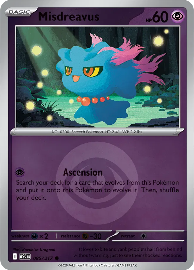 085/217 Misdreavus Energy Symbol - Ascended Heroes