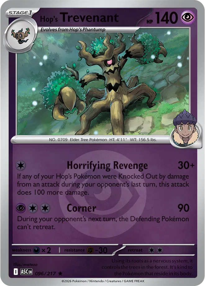 096/217 Hop's Trevenant Energy Symbol - Ascended Heroes