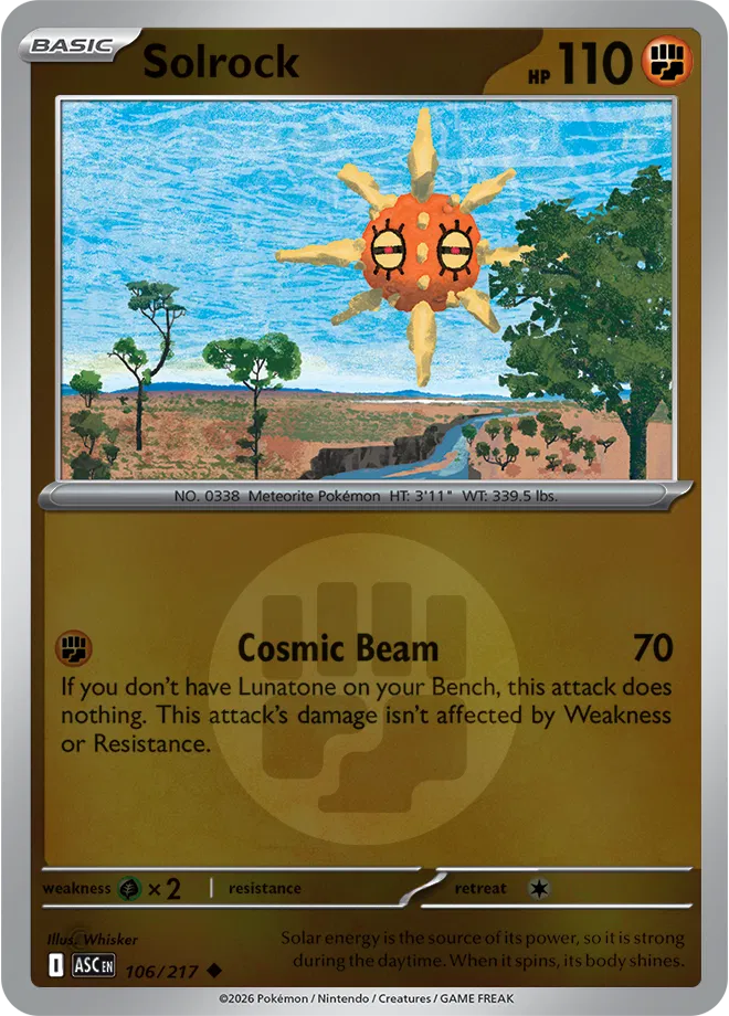 106/217 Solrock Energy Symbol