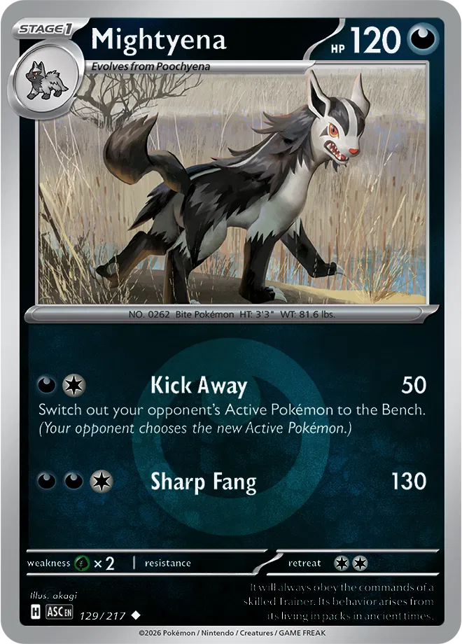 129/217 Mightyena Energy Symbol - Ascended Heroes