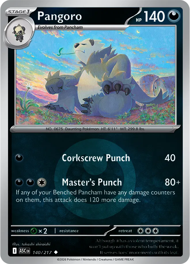 140/217 Pangoro Energy Symbol - Ascended Heroes