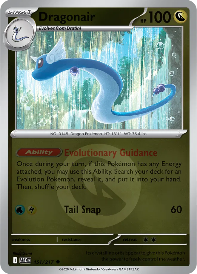 151/217 Dragonair Energy Symbol - Ascended Heroes