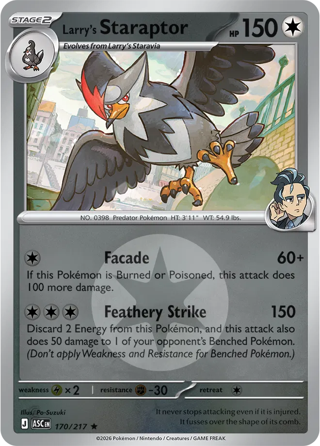170/217 Larry's Staraptor Energy Symbol - Ascended Heroes