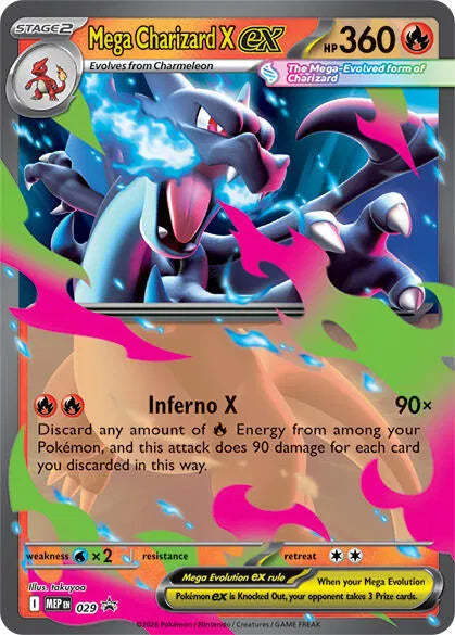MEP 029 Mega Charizard X EX - MEP Black Star Promo