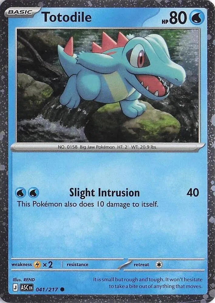 041/217 Totodile (Cosmos Holo) - Ascended Heroes