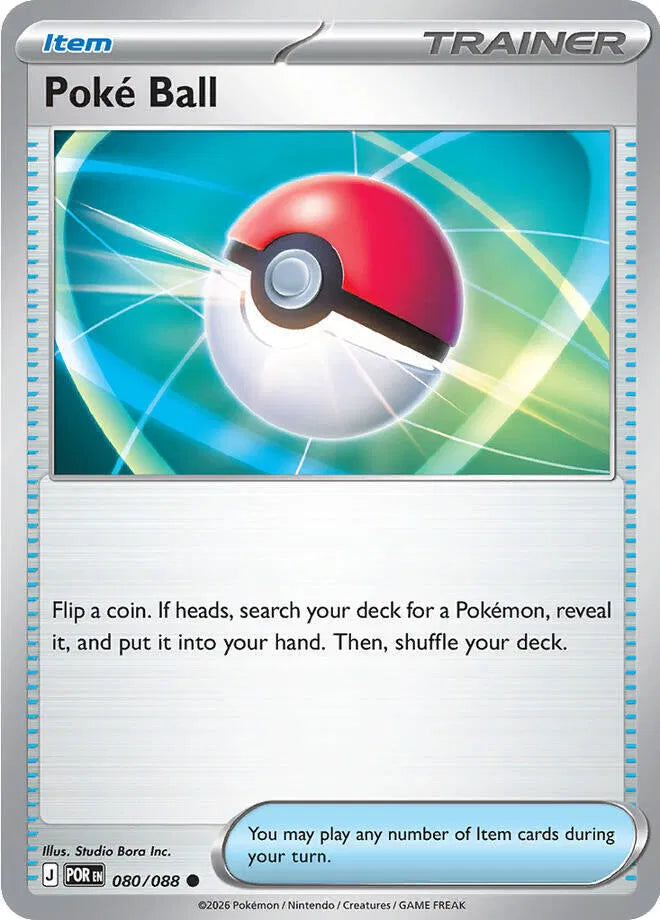080/088 Poke Ball Reverse Holo - Perfect Order