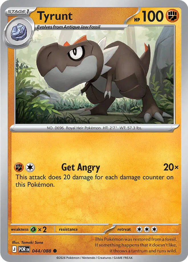 044/088 Tyrunt Reverse Holo
