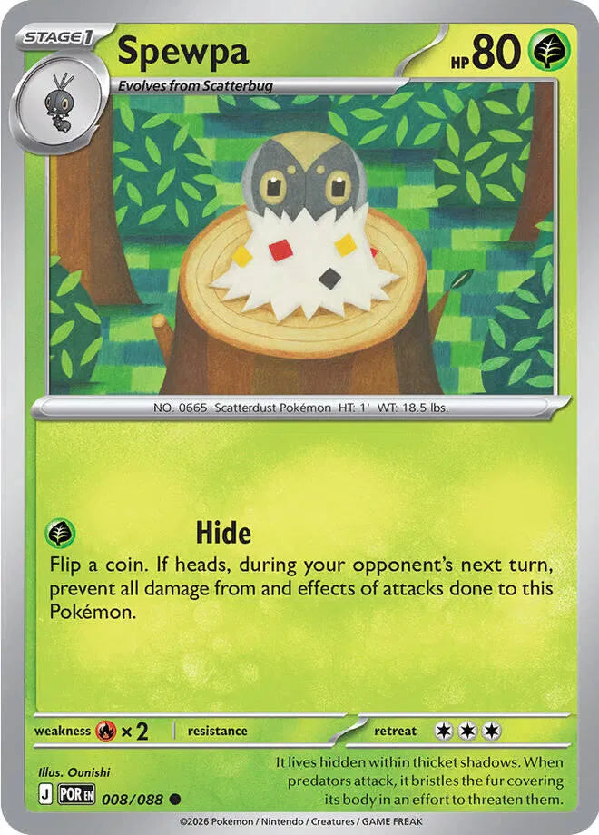 008/088 Spewpa Reverse Holo - Perfect Order