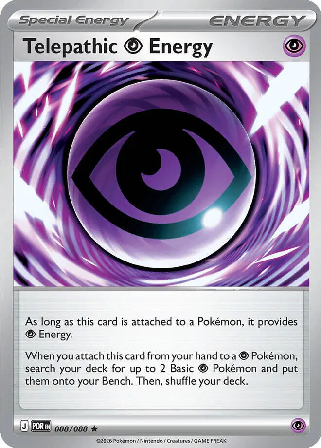 088/088 Telepathic Psychic Energy Holofoil