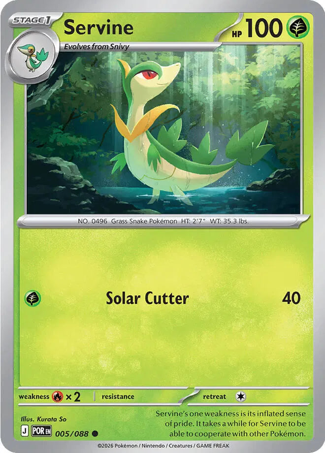 005/088 Servine Reverse Holo - Perfect Order