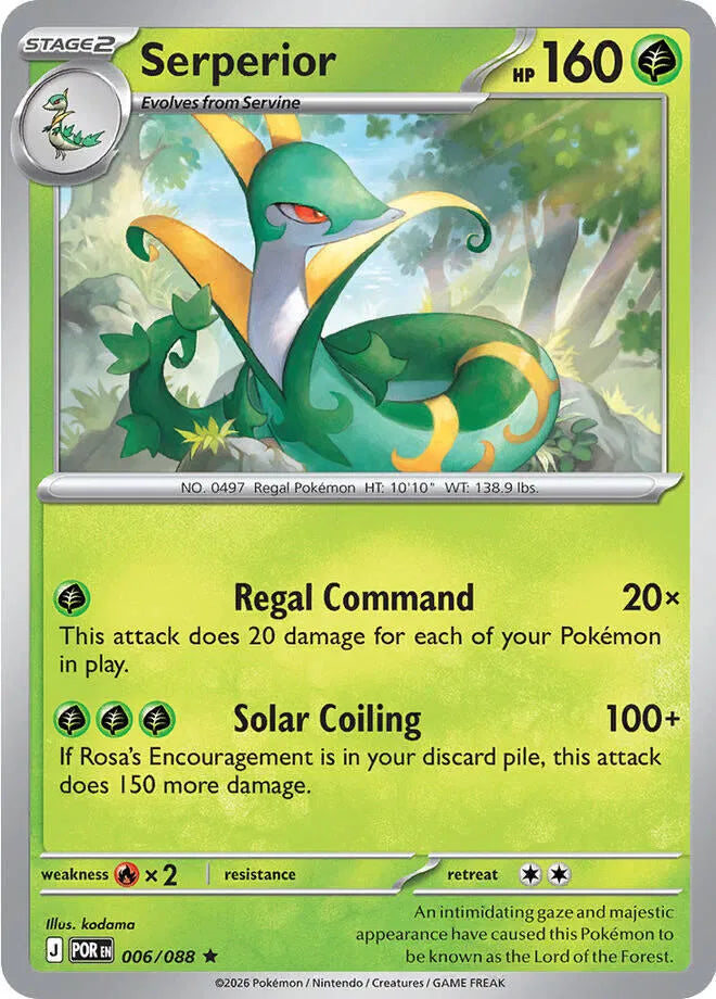 006/088 Serperior Reverse Holo - Perfect Order