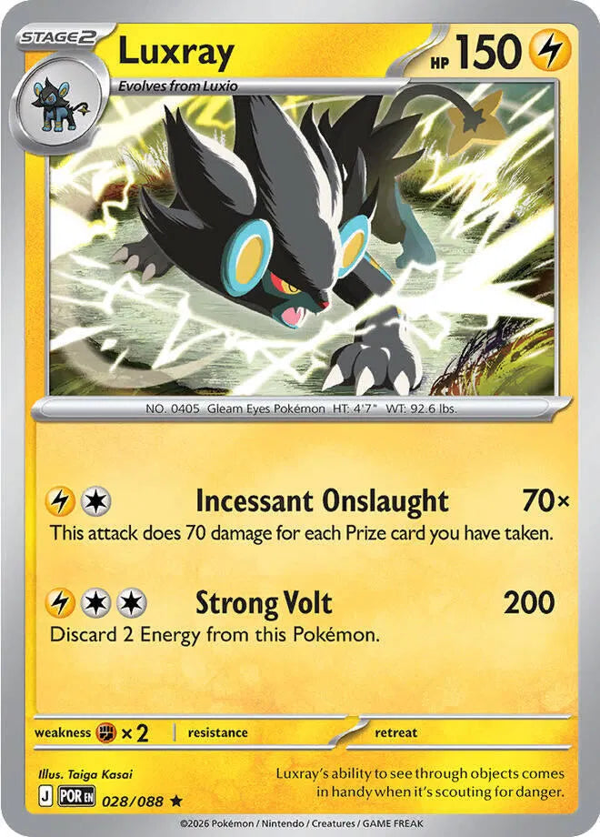 028/088 Luxray Reverse Holo