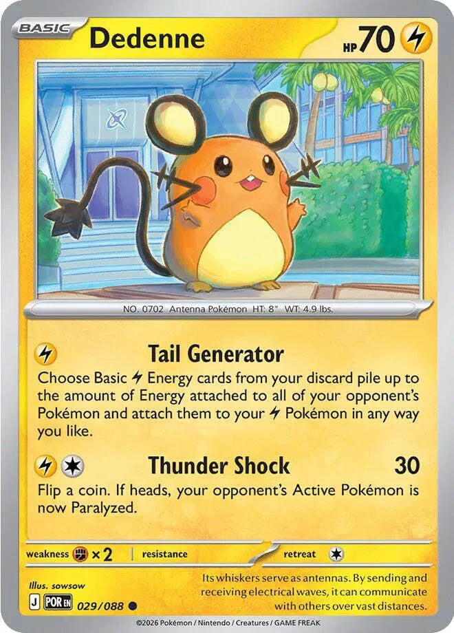 029/088 Dedenne Reverse Holo