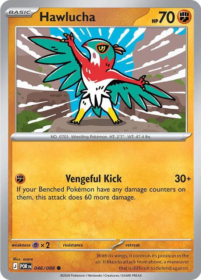 046/088 Hawlucha Reverse Holo