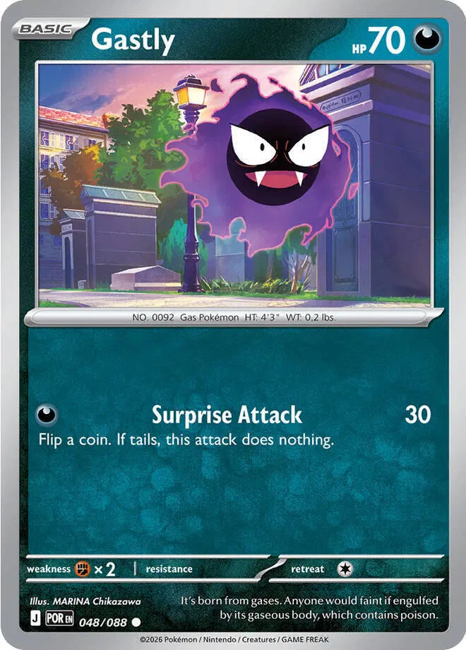 048/088 Gastly Reverse Holo
