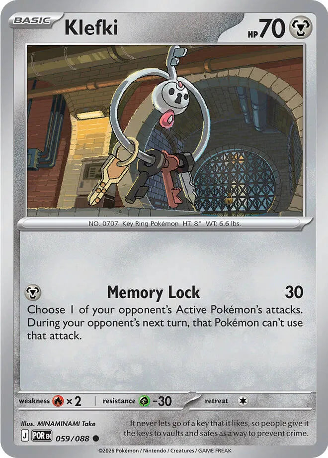 059/088 Klefki Reverse Holo - Perfect Order