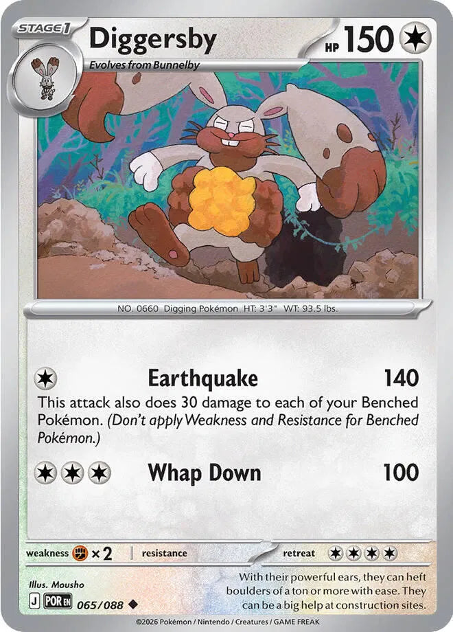 065/088 Diggersby Reverse Holo