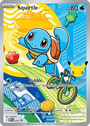 MEP 039 Squirtle - MEP Black Star Promo