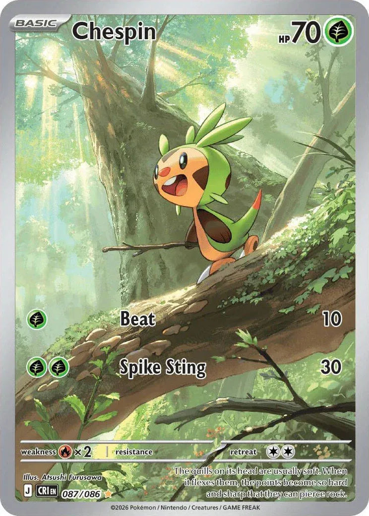 087/086 Chespin - Chaos Rising