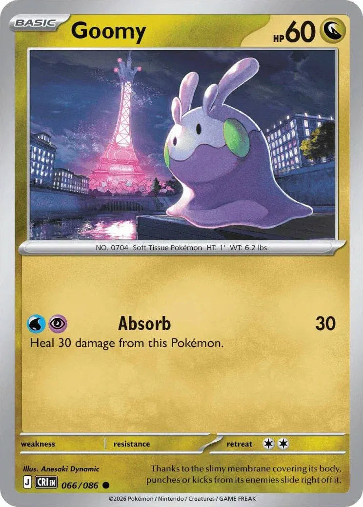 066/086 Goomy Reverse Holo - Chaos Rising