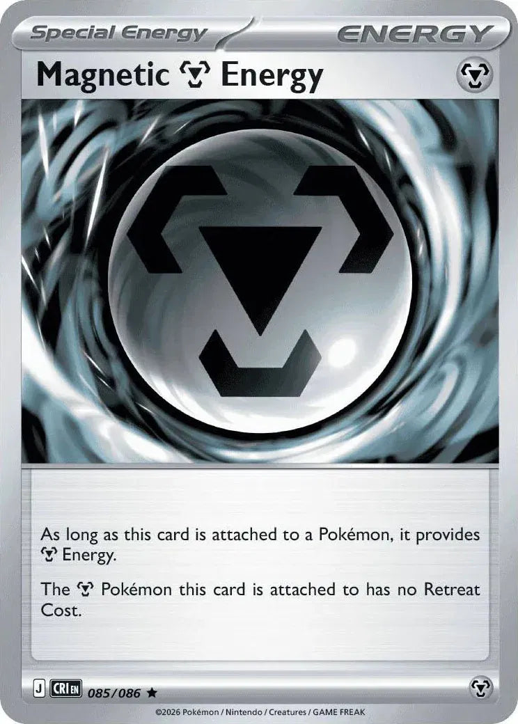 085/086 Megnetic Metal Energy Holofoil - Chaos Rising