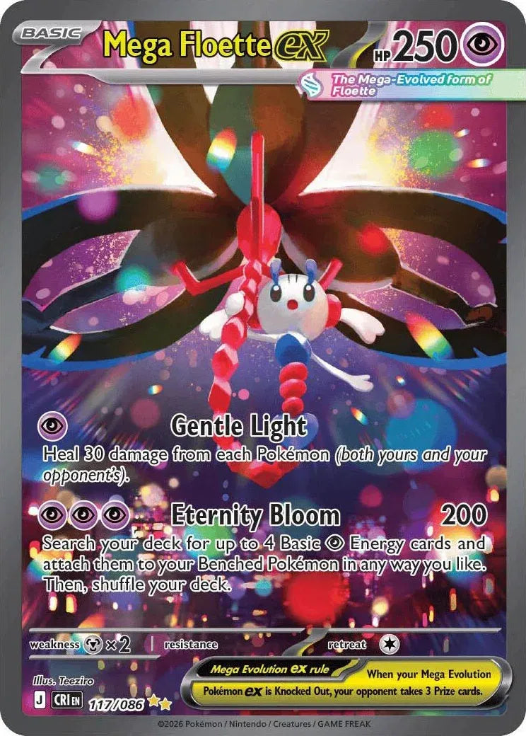 117/086 Mega Floette EX - Chaos Rising