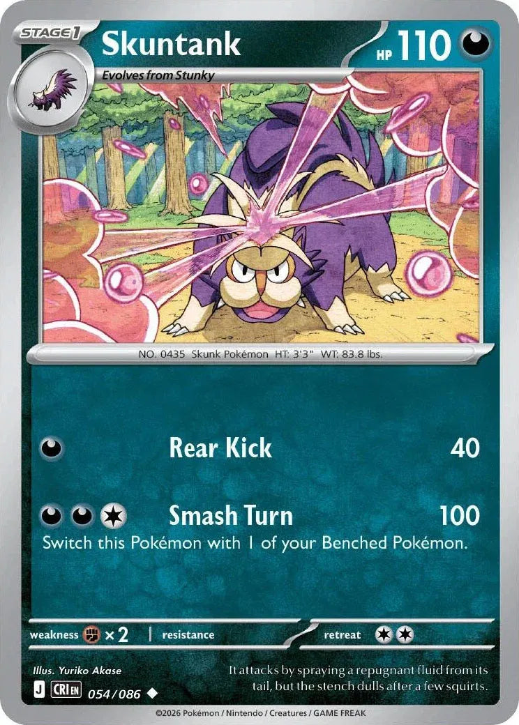 054/086 Skuntank Reverse Holo - Chaos Rising