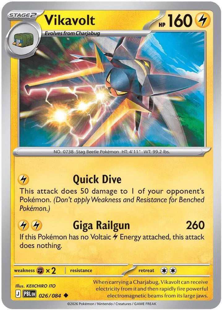 026/084 Vikavolt Reverse Holo - Pitch Black
