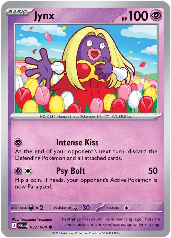032/084 Jynx Reverse Holo - Pitch Black
