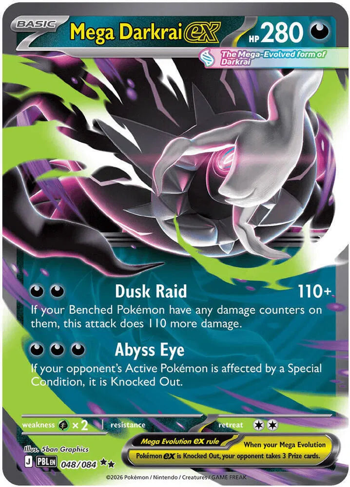 048/084 Mega Darkrai EX  - Pitch Black
