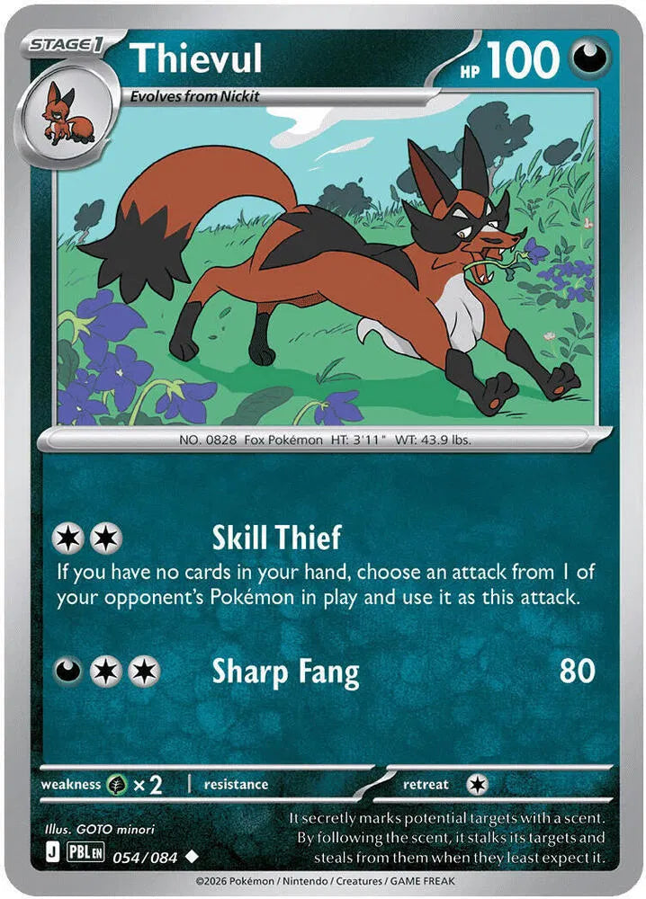 054/084 Thievul Reverse Holo - Pitch Black